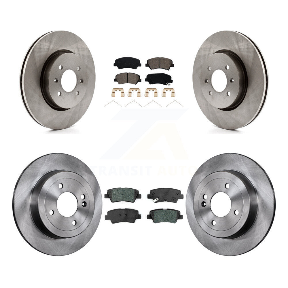 Transit Auto K8S-103506 Disc Brake Kit for 2018-2023 Kia Rio, Hyundai Accent - Front and Rear product image