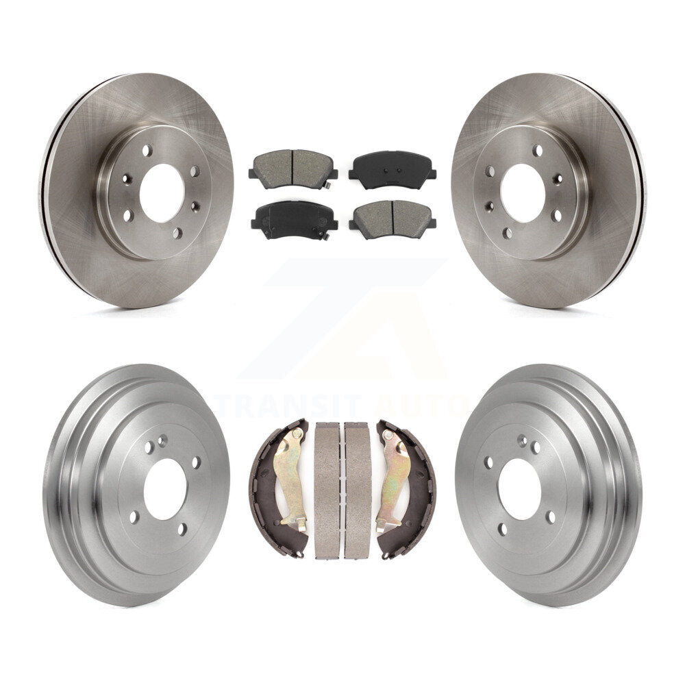 Transit Auto K8S-103509 Disc Brake Kit for 2012-2017 Hyundai Accent - Front and Rear product image