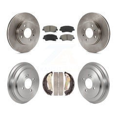 Transit Auto K8S-103509 Disc Brake Kit for 2012-2017 Hyundai Accent - Front and Rear product image