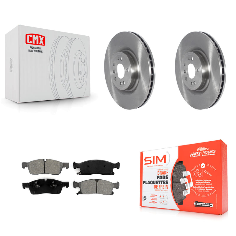 Transit Auto K8S-103514 Disc Brake Kit for 2013-2019 Mercedes-Benz GLE400, Mercedes-Benz GLS450, Mercedes-Benz ML400 & more - Front product image