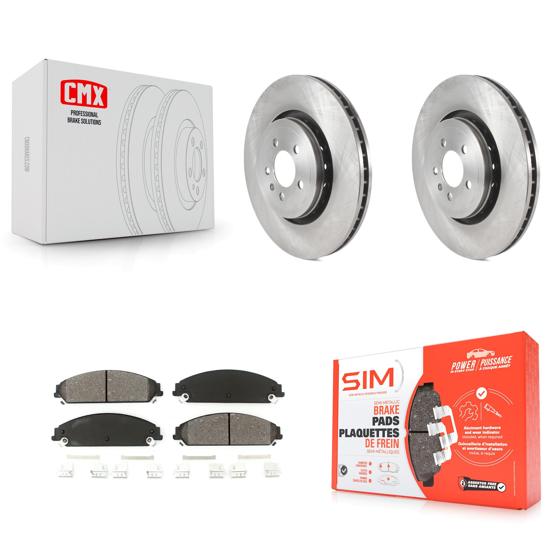 Transit Auto K8S-103521 Disc Brake Kit for 2014-2018 Dodge Charger - Front product image