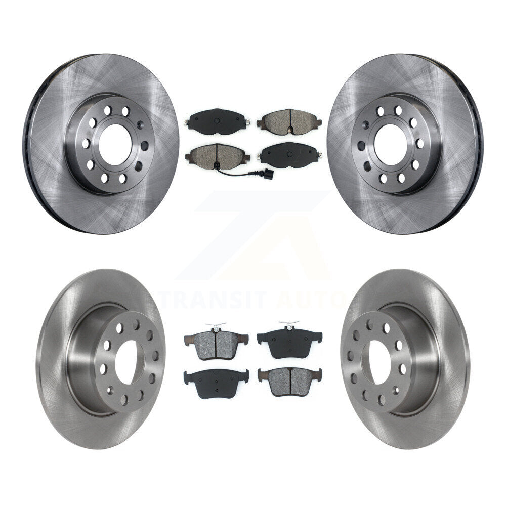Transit Auto K8S-103529 Disc Brake Kit for 2019-2023 Volkswagen Taos, Volkswagen Jetta - Front and Rear product image