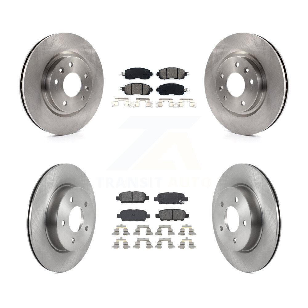 Transit Auto K8S-103536 Disc Brake Kit for 2017 Nissan LEAF - Front and Rear product image