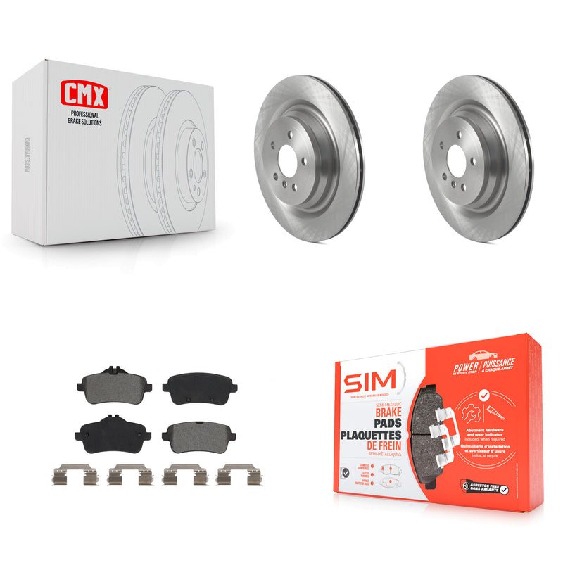 Transit Auto K8S-103567 Disc Brake Kit for 2013-2019 Mercedes-Benz GLS350d, Mercedes-Benz GLS450, Mercedes-Benz GLS550 & more - Rear product image
