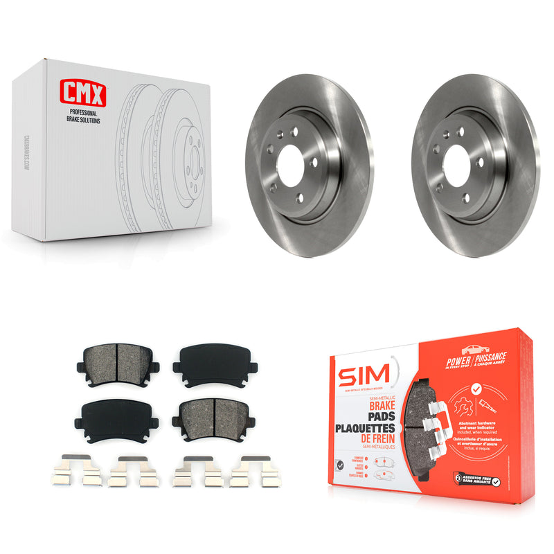 Transit Auto K8S-103575 Disc Brake Kit for 2009 Audi A4 Quattro - Rear product image