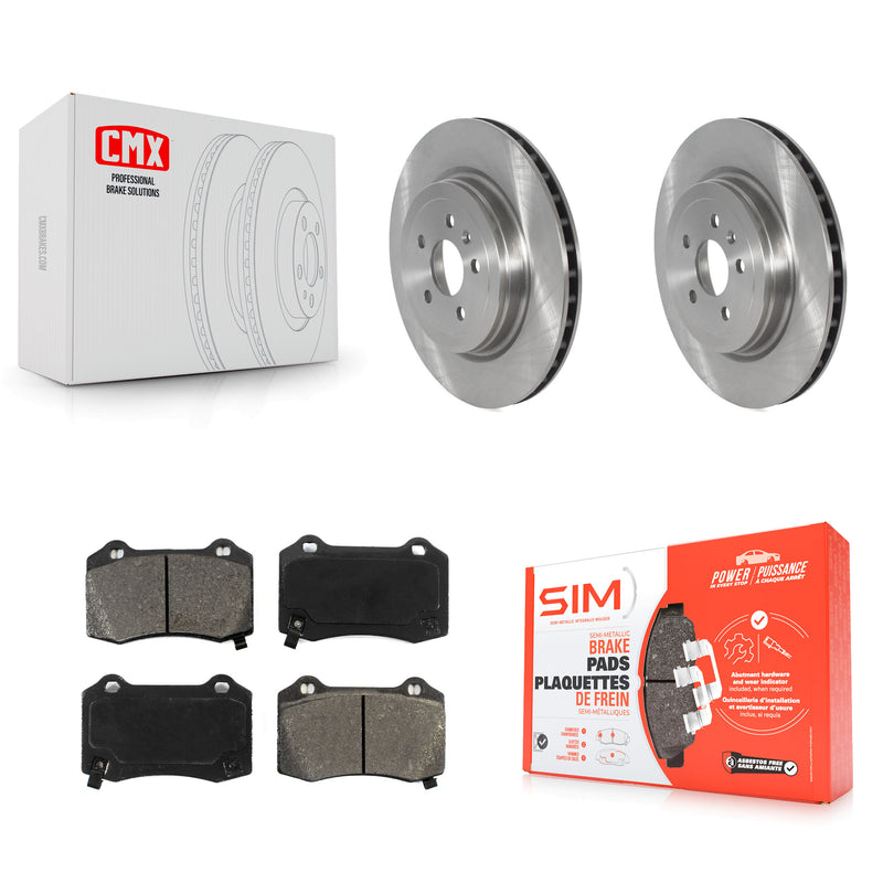 Transit Auto K8S-103577 Disc Brake Kit for 2016-2020 Tesla S, Tesla X - Rear product image