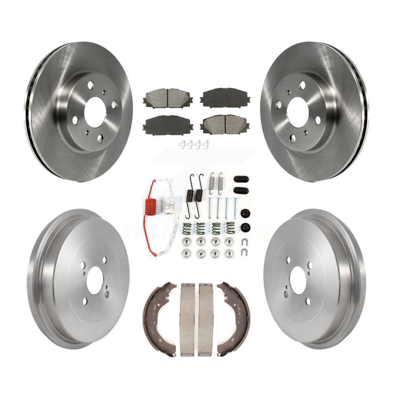Transit Auto K8S-103582 Disc Brake Kit for 2012-2016 Scion iQ, Toyota Prius C - Front and Rear product image