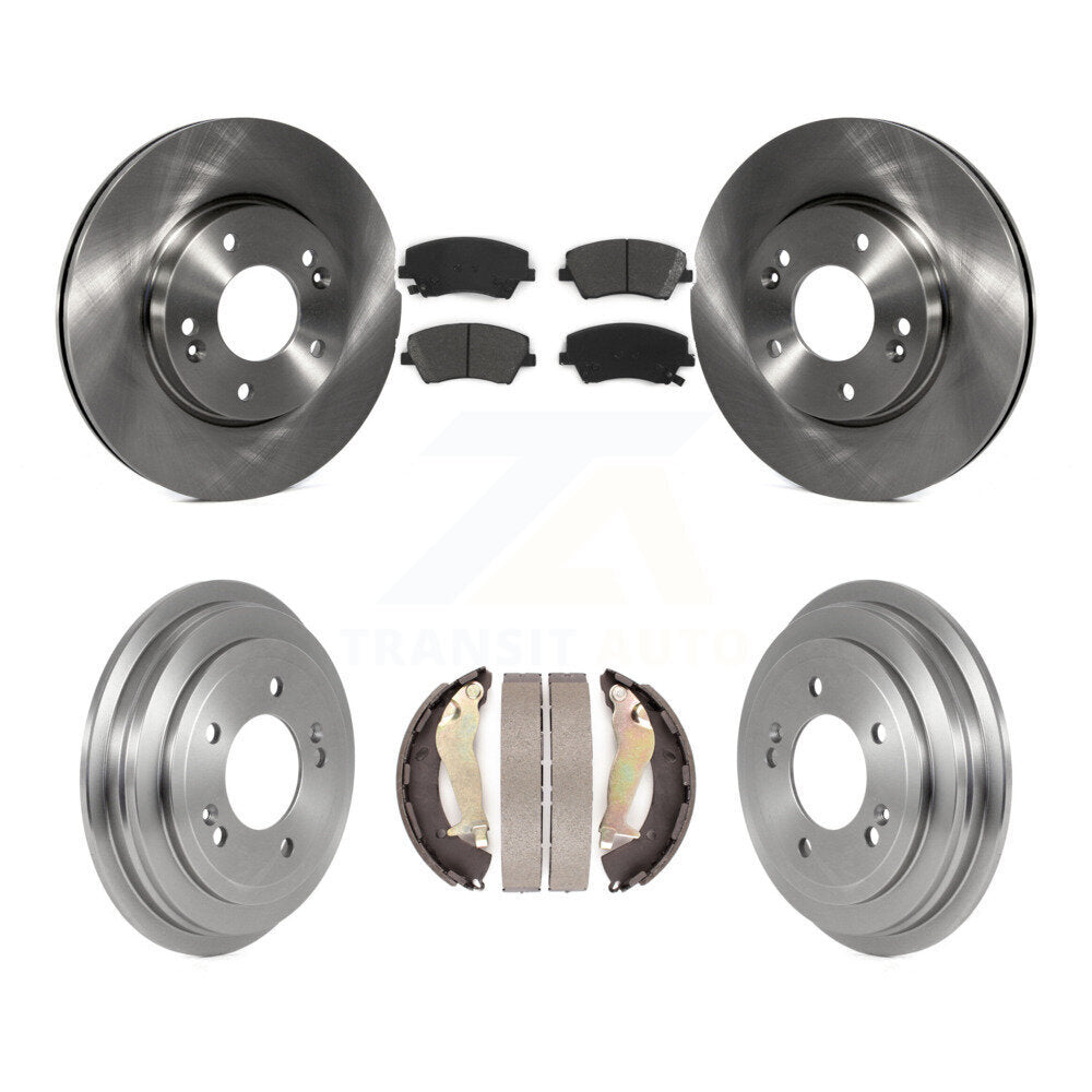 Transit Auto K8S-103583 Disc Brake Kit for 2017-2020 Hyundai Elantra - Front and Rear product image