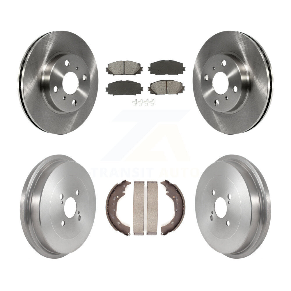 Transit Auto K8S-103584 Disc Brake Kit for 2012-2016 Scion iQ, Toyota Prius C - Front and Rear product image