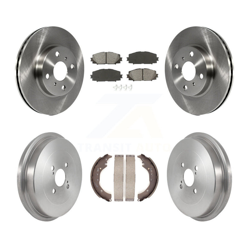 Transit Auto K8S-103584 Disc Brake Kit for 2012-2016 Scion iQ, Toyota Prius C - Front and Rear product image