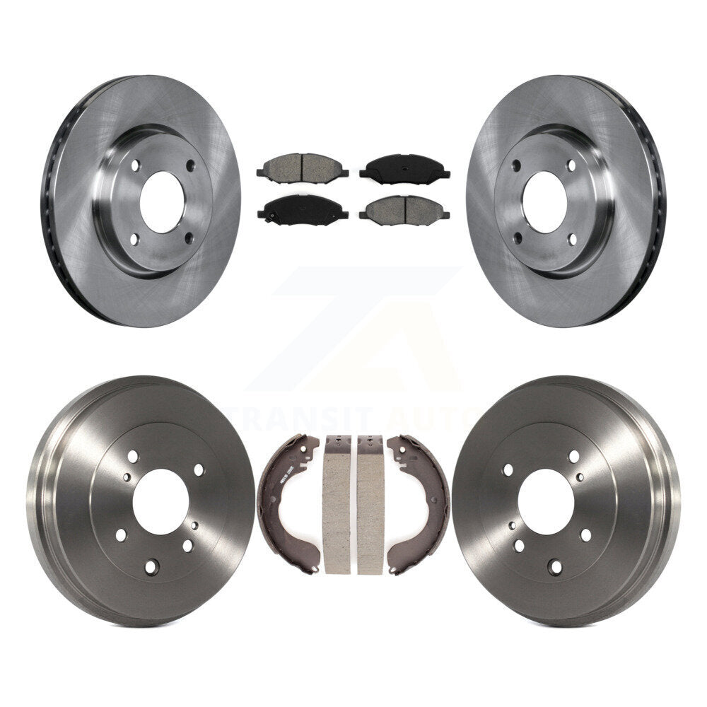 Transit Auto K8S-103586 Disc Brake Kit for 2008 Nissan Versa - Front and Rear product image