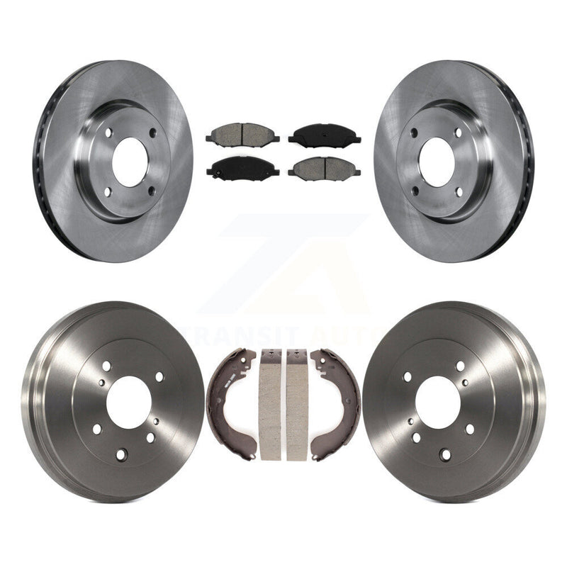 Transit Auto K8S-103586 Disc Brake Kit for 2008 Nissan Versa - Front and Rear product image
