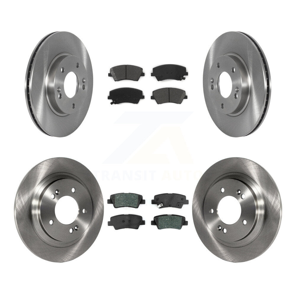 Transit Auto K8S-103602 Disc Brake Kit for 2017-2019 Kia Niro, Hyundai Ioniq - Front and Rear product image