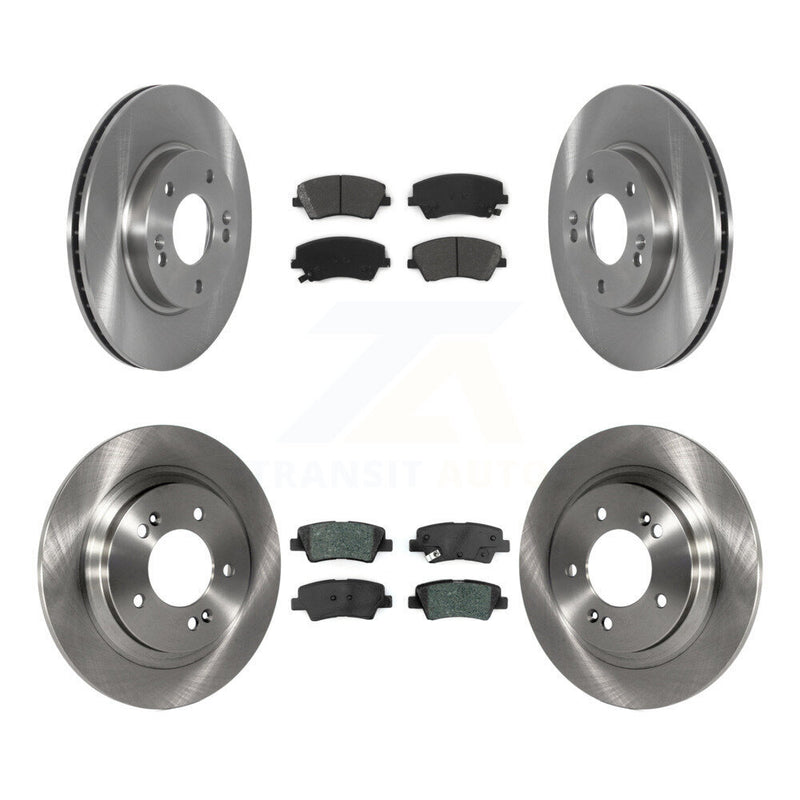 Transit Auto K8S-103602 Disc Brake Kit for 2017-2019 Kia Niro, Hyundai Ioniq - Front and Rear product image