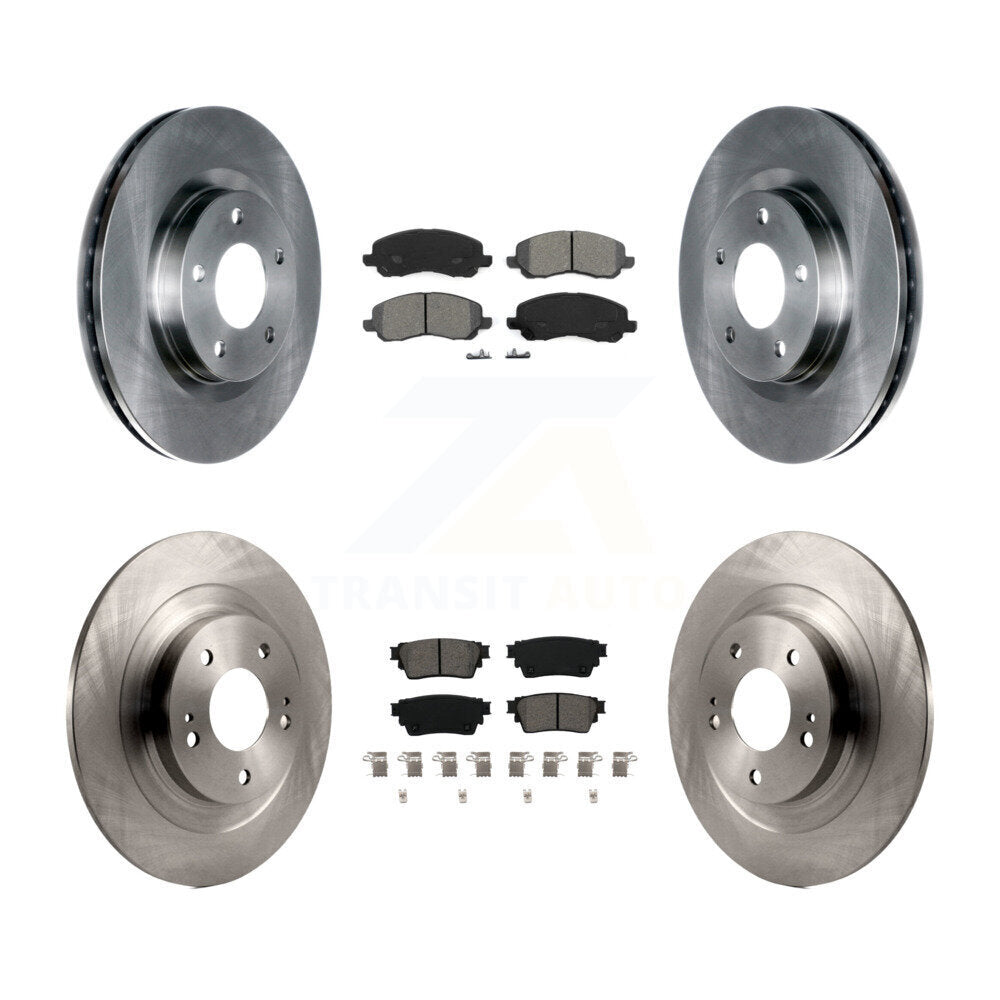 Transit Auto K8S-103612 Disc Brake Kit for 2017-2020 Mitsubishi Outlander - Front and Rear product image