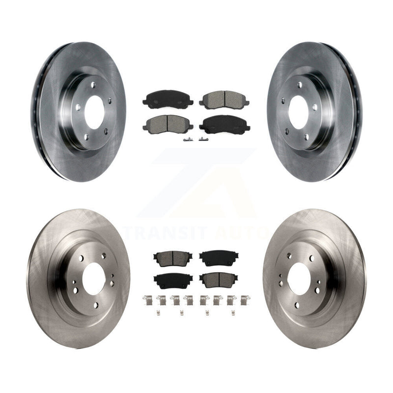 Transit Auto K8S-103612 Disc Brake Kit for 2017-2020 Mitsubishi Outlander - Front and Rear product image
