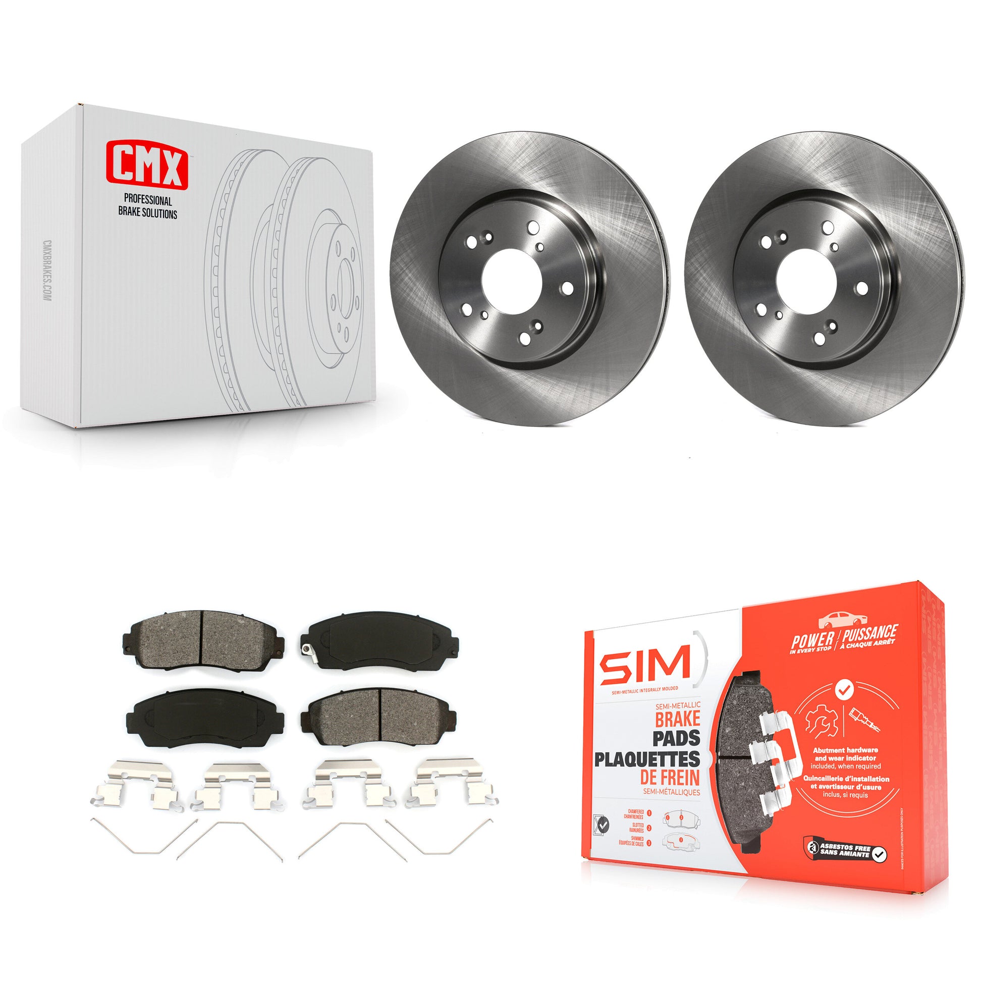 Transit Auto K8S-103655 Disc Brake Kit for 2020 Honda CR-V - Front product image