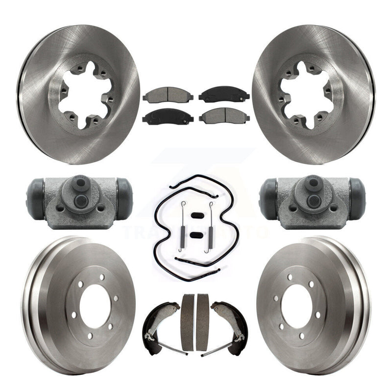 Transit Auto K8S-103712 Disc Brake Kit for 2004-2008 Isuzu i-290, Isuzu i-370, Isuzu i-280 & more - Front and Rear product image
