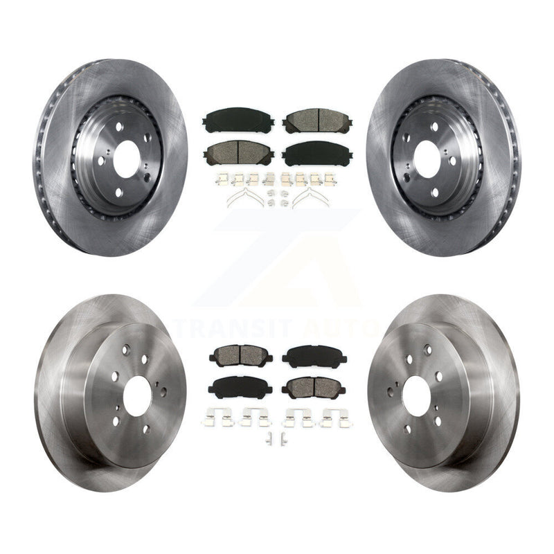 Transit Auto K8S-103748 Disc Brake Kit for 2014 Toyota Highlander - Front and Rear product image