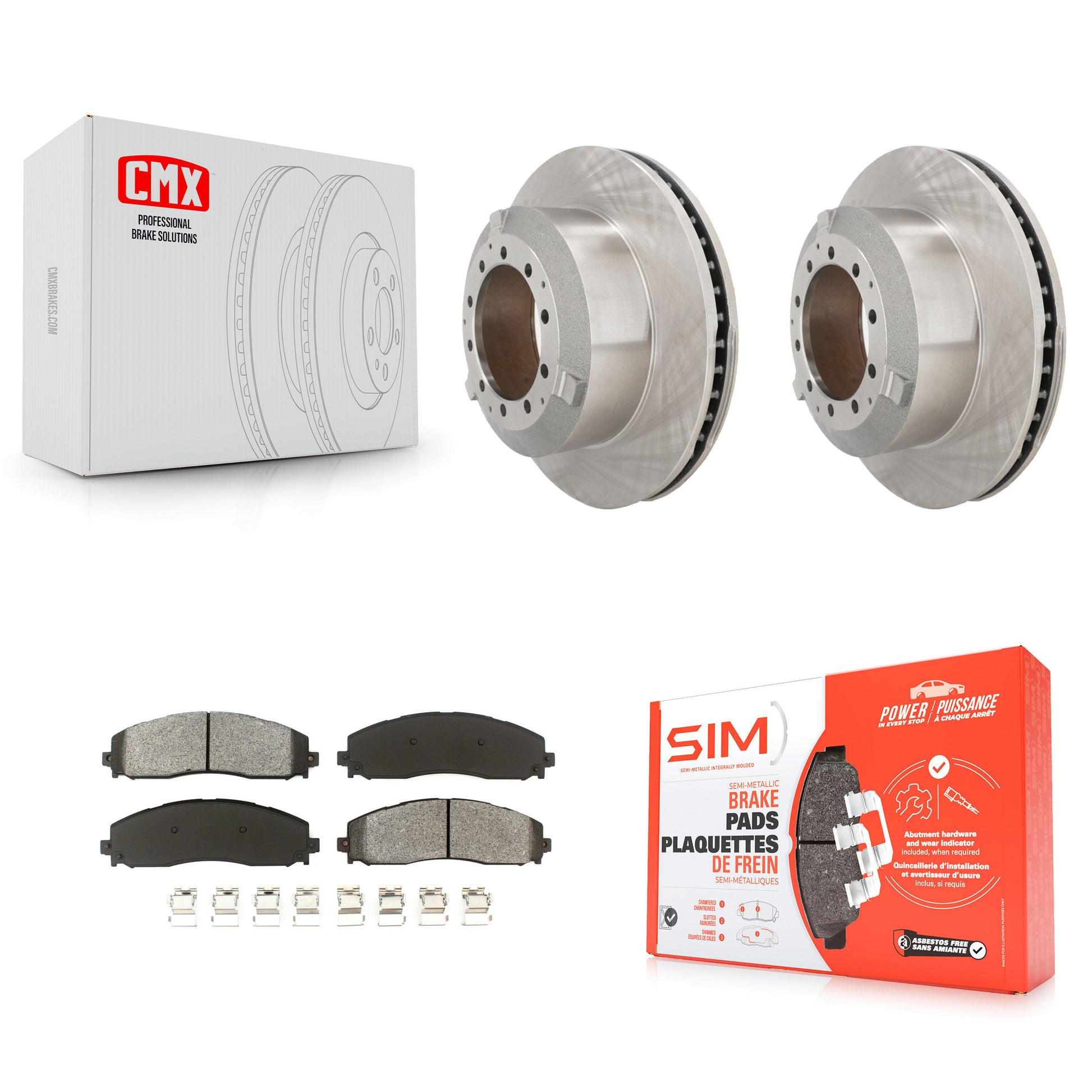 Transit Auto K8S-103801 Disc Brake Kit for 2015-2016 Ford F-350 Super Duty - Rear product image