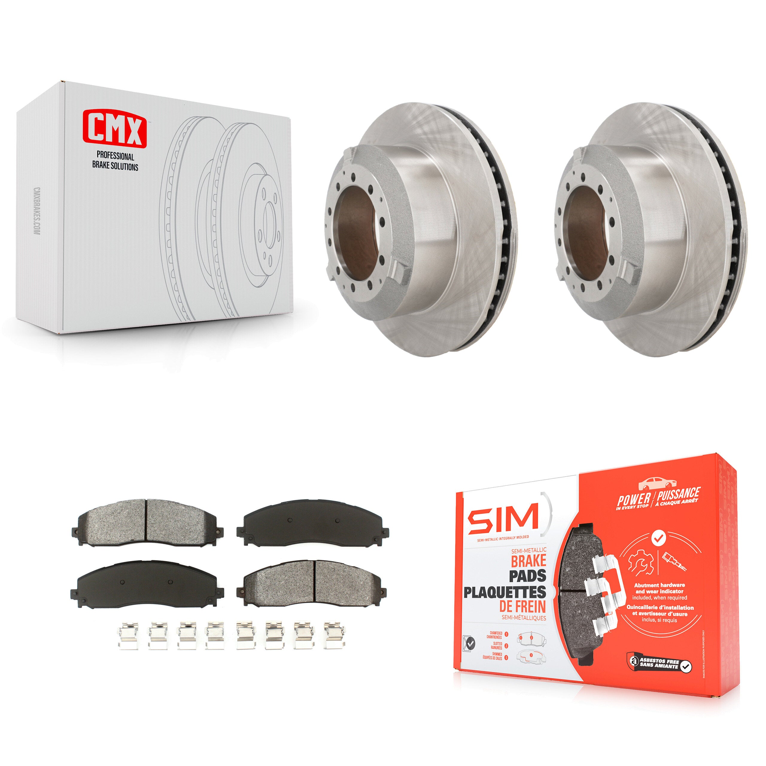 Transit Auto K8S-103801 Disc Brake Kit for 2015-2016 Ford F-350 Super Duty - Rear product image