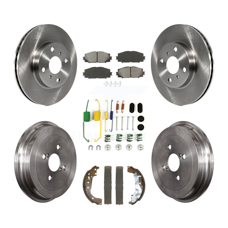 Transit Auto K8S-103828 Disc Brake Kit for 2014-2018 Toyota Yaris - Front and Rear product image