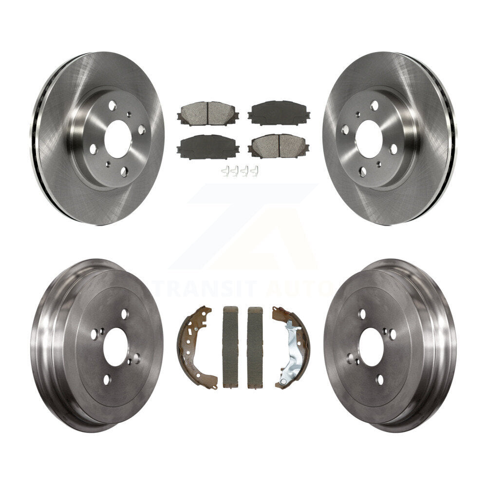 Transit Auto K8S-103830 Disc Brake Kit for 2014-2018 Toyota Yaris - Front and Rear product image