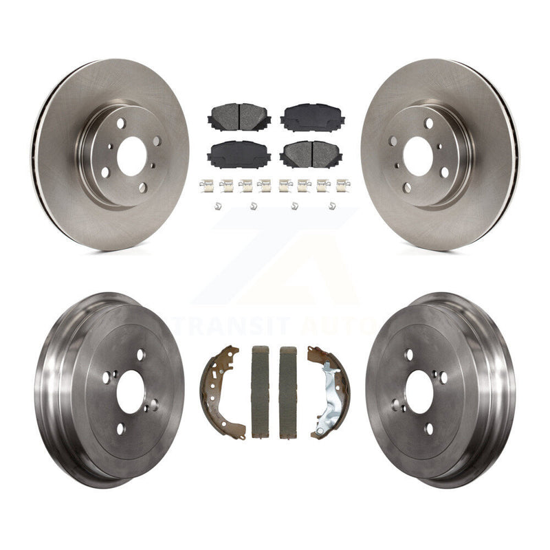 Transit Auto K8S-103831 Disc Brake Kit for 2015-2018 Toyota Yaris - Front and Rear product image