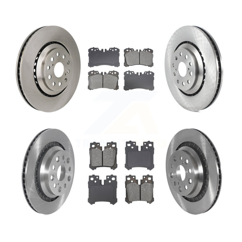 Transit Auto K8S-103836 Disc Brake Kit for 2008-2017 Lexus LS460, Lexus LS600h - Front and Rear product image