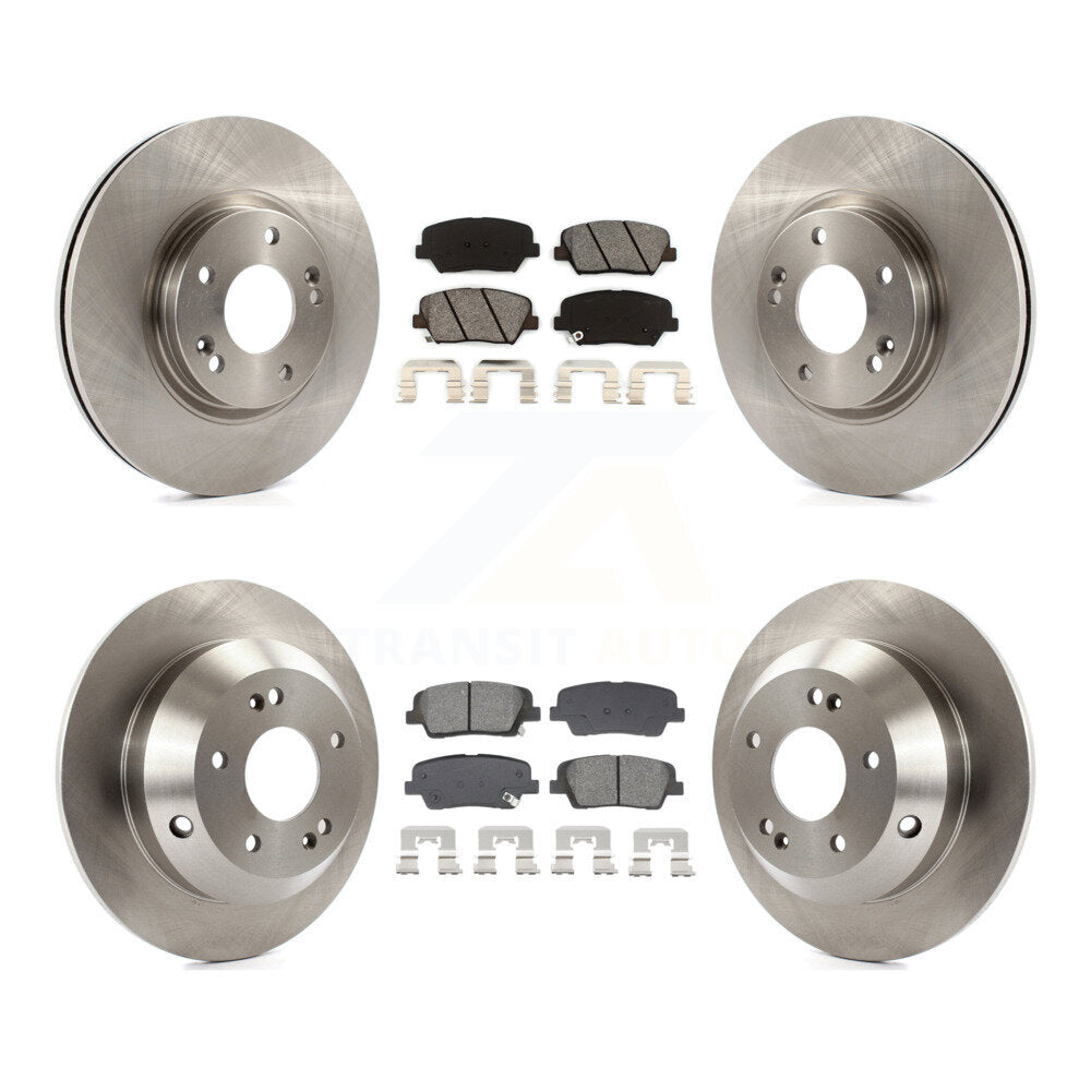 Transit Auto K8S-103839 Disc Brake Kit for 2010-2013 Kia Sorento, Hyundai Santa Fe - Front and Rear product image