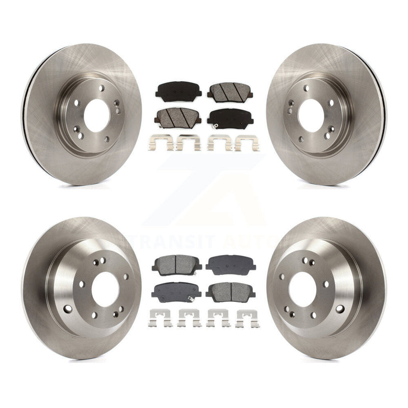 Transit Auto K8S-103839 Disc Brake Kit for 2010-2013 Kia Sorento, Hyundai Santa Fe - Front and Rear product image