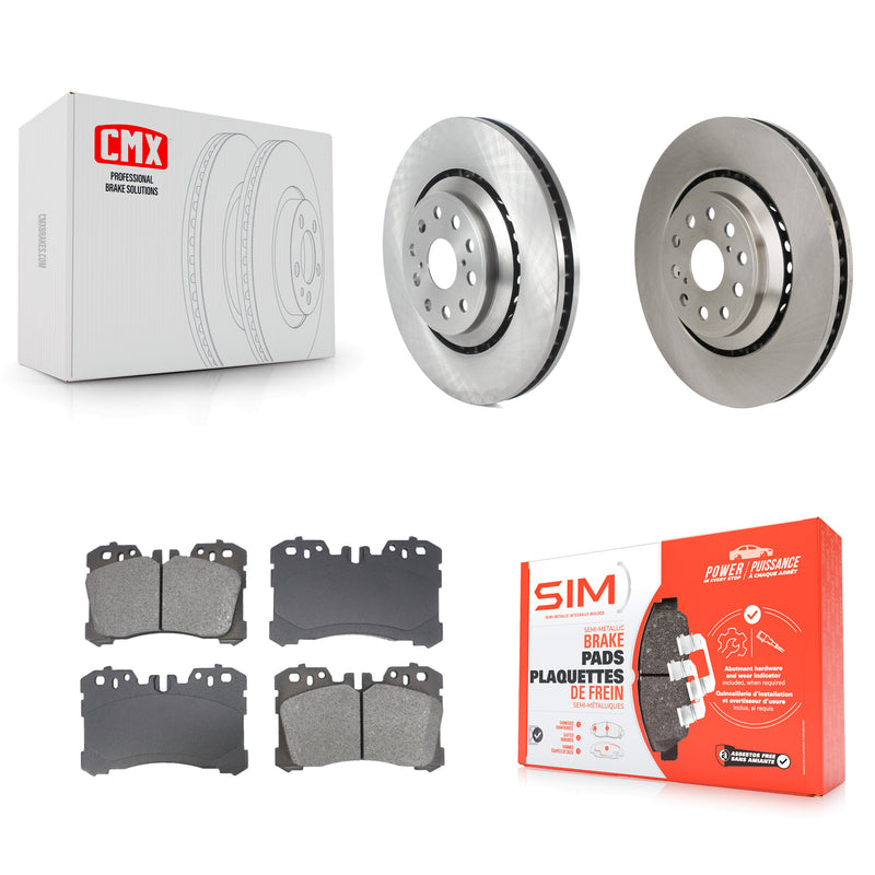 Transit Auto K8S-103843 Disc Brake Kit for 2007-2023 Lexus LS500h, Lexus LS500, Lexus LS460 & more - Front product image