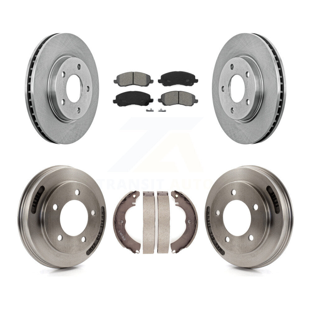 Transit Auto K8S-103845 Disc Brake Kit for 2008-2014 Mitsubishi Lancer - Front and Rear product image