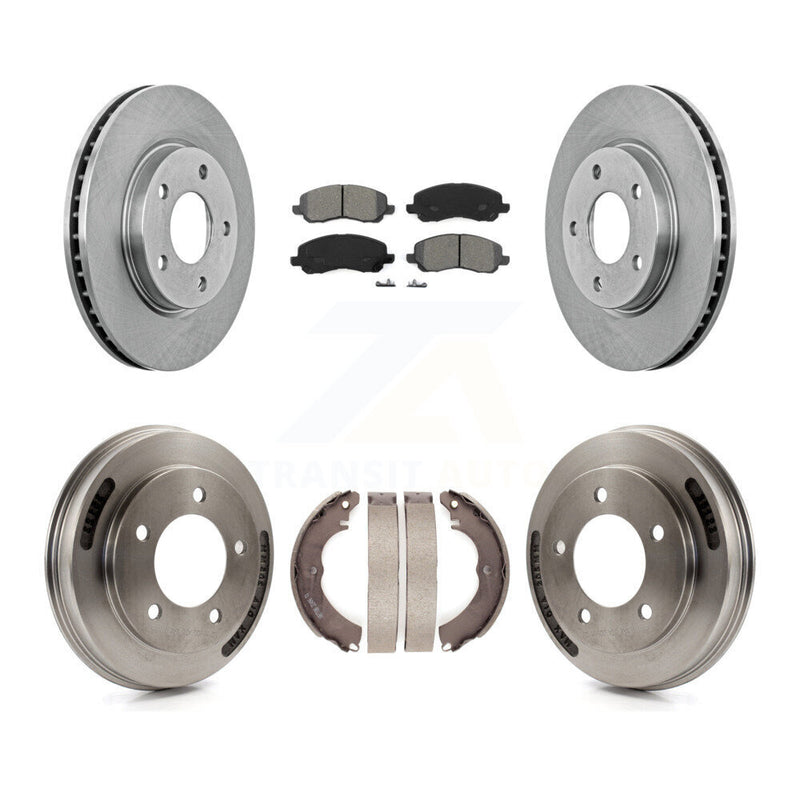 Transit Auto K8S-103845 Disc Brake Kit for 2008-2014 Mitsubishi Lancer - Front and Rear product image
