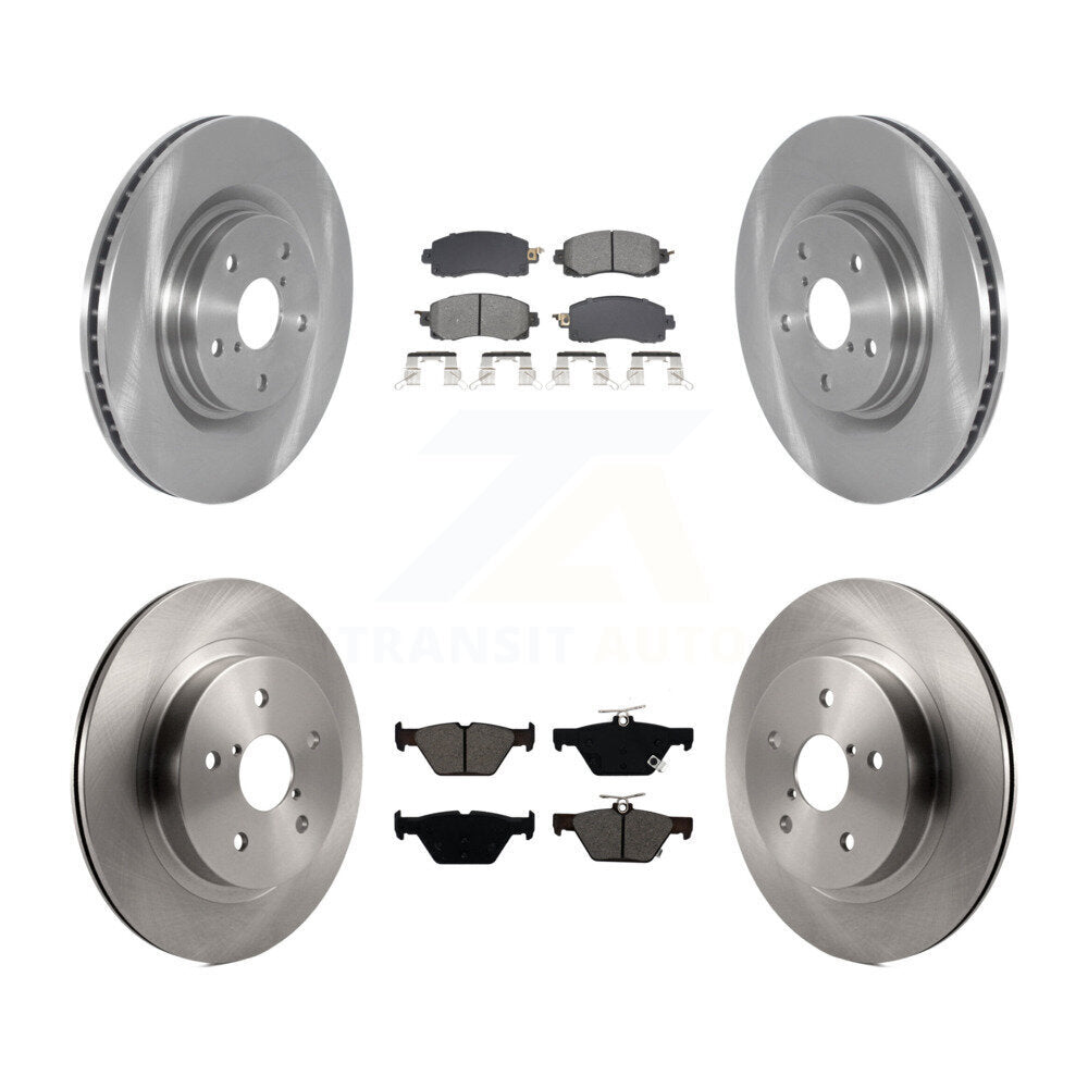 Transit Auto K8S-103882 Disc Brake Kit for 2020-2024 Subaru WRX, Subaru Legacy, Subaru Outback - Front and Rear product image