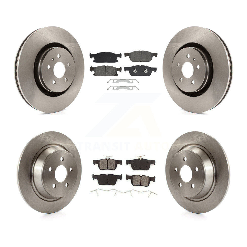Transit Auto K8S-103886 Disc Brake Kit for 2017-2020 Lincoln Continental, Ford Fusion, Lincoln MKZ - Front and Rear product image