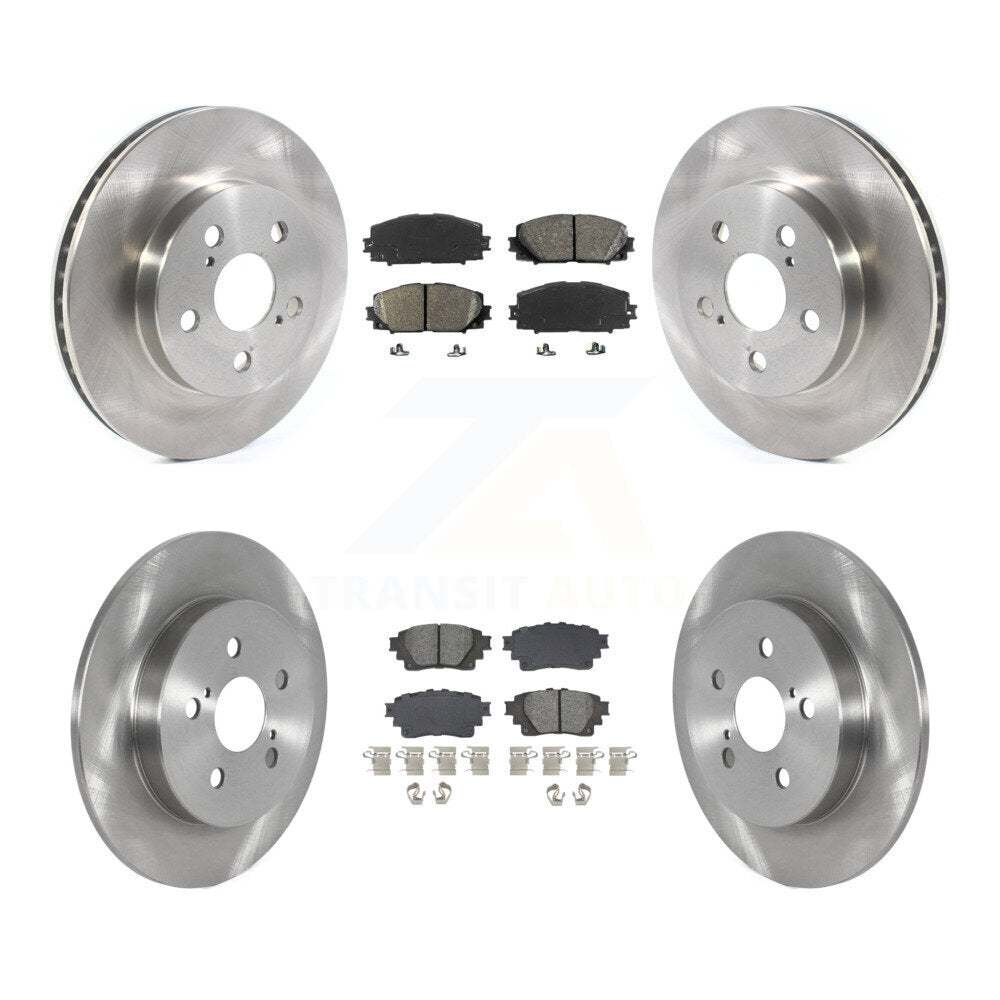 Transit Auto K8S-103887 Disc Brake Kit for 2020-2022 Toyota Corolla - Front and Rear product image