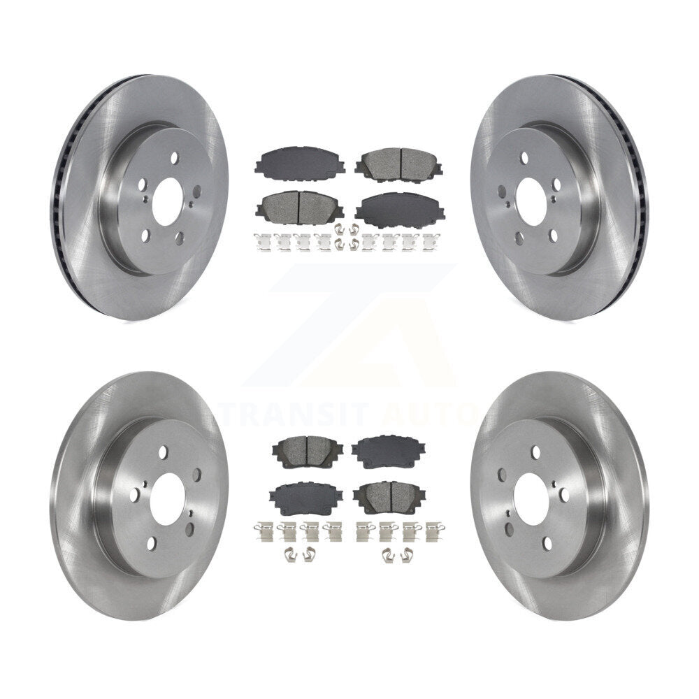 Transit Auto K8S-103889 Disc Brake Kit for 2019-2024 Toyota Corolla - Front and Rear product image
