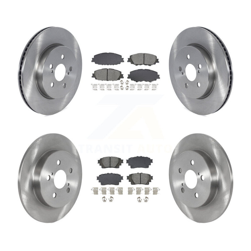 Transit Auto K8S-103889 Disc Brake Kit for 2019-2024 Toyota Corolla - Front and Rear product image