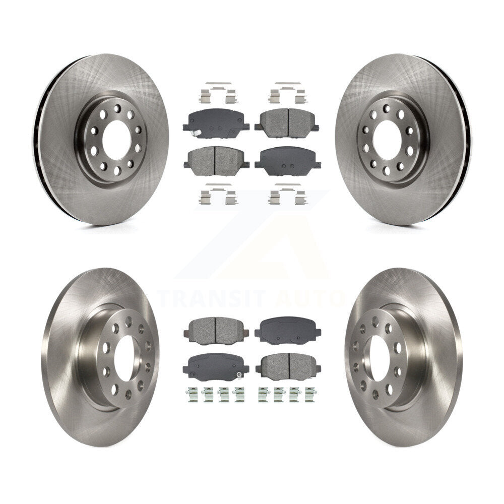 Transit Auto K8S-103891 Disc Brake Kit for 2015-2022 Fiat 500X, Jeep Renegade - Front and Rear product image