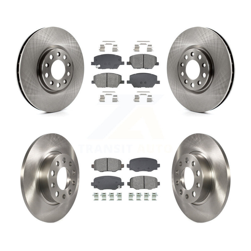 Transit Auto K8S-103891 Disc Brake Kit for 2015-2022 Fiat 500X, Jeep Renegade - Front and Rear product image
