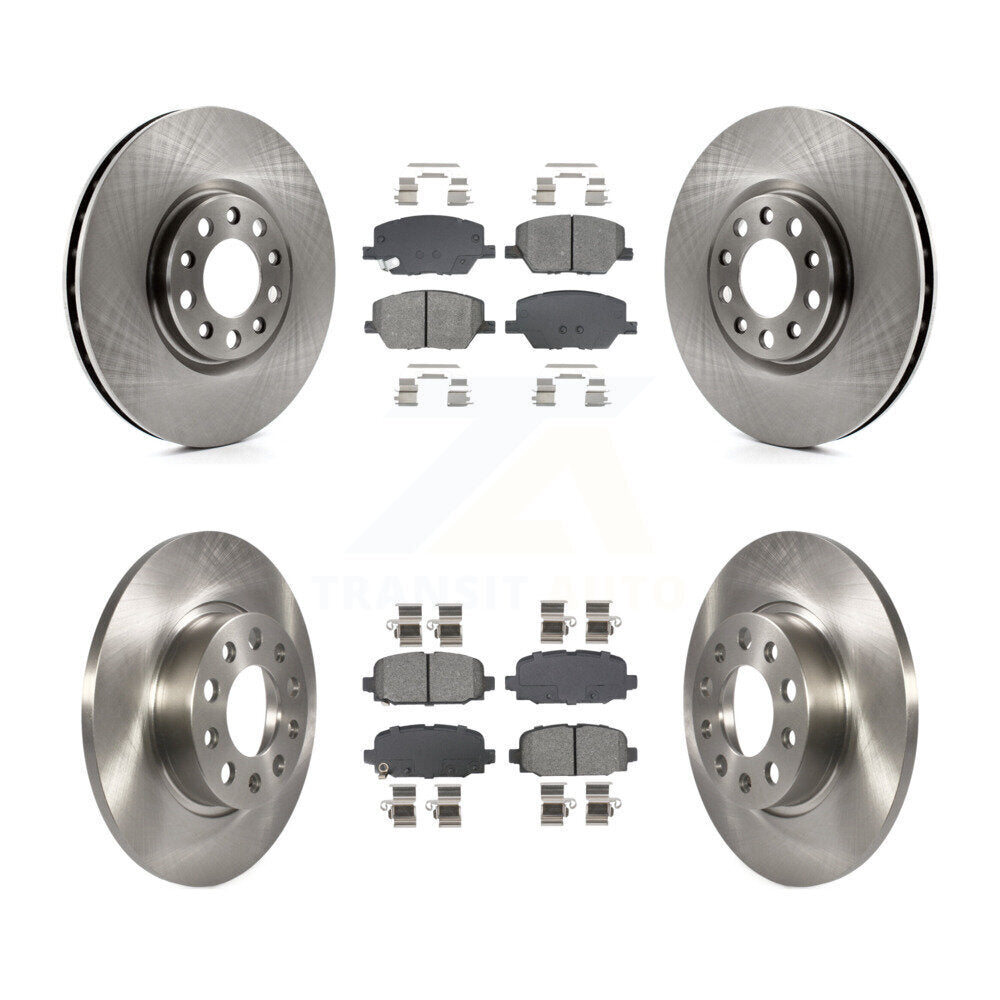 Transit Auto K8S-103892 Disc Brake Kit for 2018-2022 Jeep Compass - Front and Rear product image