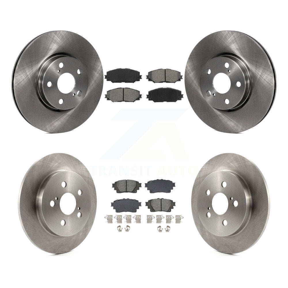 Transit Auto K8S-103905 Disc Brake Kit for 2019 Toyota Corolla - Front and Rear product image