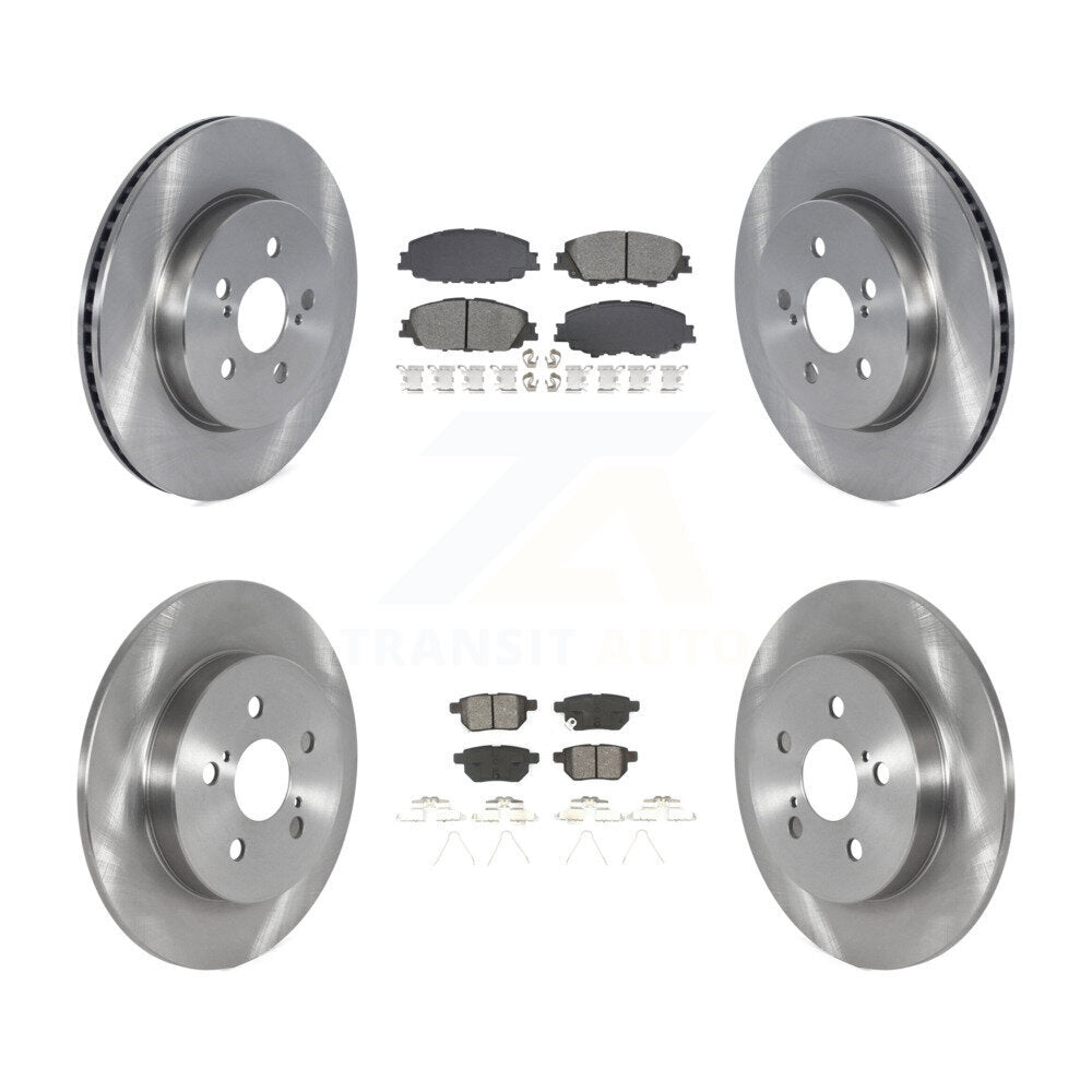 Transit Auto K8S-103906 Disc Brake Kit for 2019 Toyota Corolla - Front and Rear product image