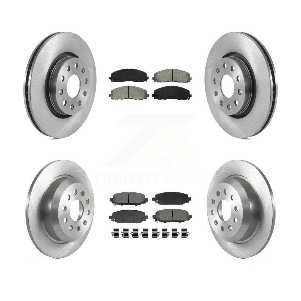 Transit Auto K8S-103923 Disc Brake Kit for 2018-2020 Jeep Wrangler - Front and Rear product image