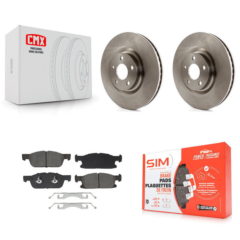 Transit Auto K8S-103973 Disc Brake Kit for 2017-2020 Lincoln Continental - Front product image