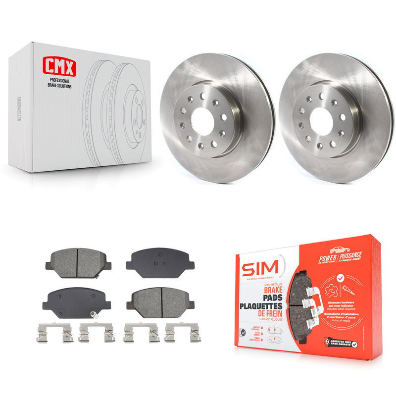 Transit Auto K8S-103978 Disc Brake Kit for 2016-2020 Chevrolet Camaro - Front product image