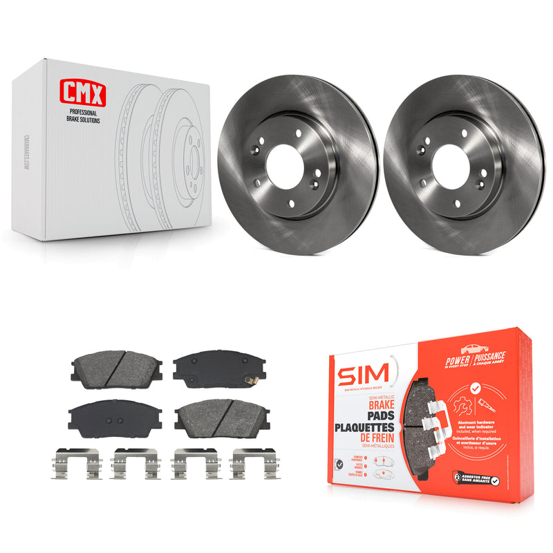 Transit Auto K8S-103980 Disc Brake Kit for 2020-2023 Kia Soul, Hyundai Venue - Front product image