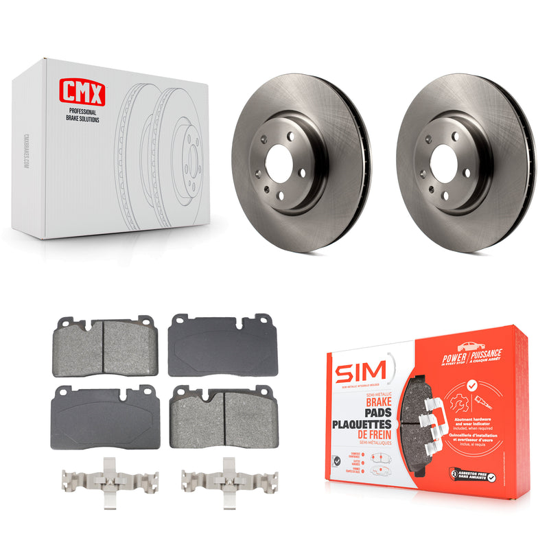 Transit Auto K8S-103986 Disc Brake Kit for 2013-2017 Audi Q5 - Front product image