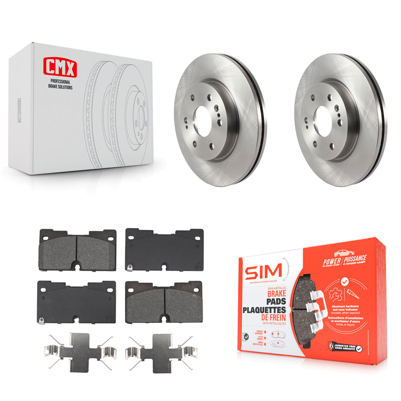 Transit Auto K8S-104007 Disc Brake Kit for 2019-2024 Chevrolet Silverado 1500 LTD, GMC Sierra 1500 Limited, Cadillac Escalade & more - Front product image